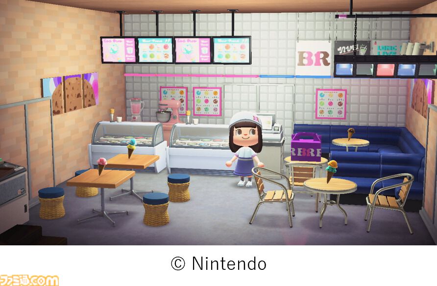 『どうぶつの森』サーティワンコラボが7月1日開催。プレゼントボックスに入ったシングルサンデー、コラボフレーバーなどが販売
