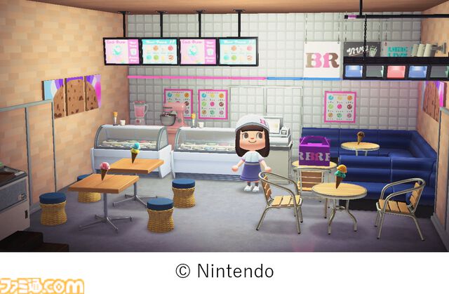 『どうぶつの森』サーティワンコラボが7月1日開催。プレゼントボックスに入ったシングルサンデー、コラボフレーバーなどが販売