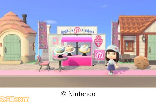 『どうぶつの森』サーティワンコラボが7月1日開催。プレゼントボックスに入ったシングルサンデー、コラボフレーバーなどが販売