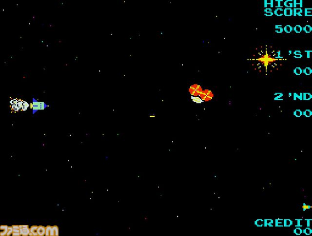 【アケアカ2】『ムーンシャトル』が6月25日に配信開始。1981年にニチブツから発売された宇宙が舞台のシューティングゲーム