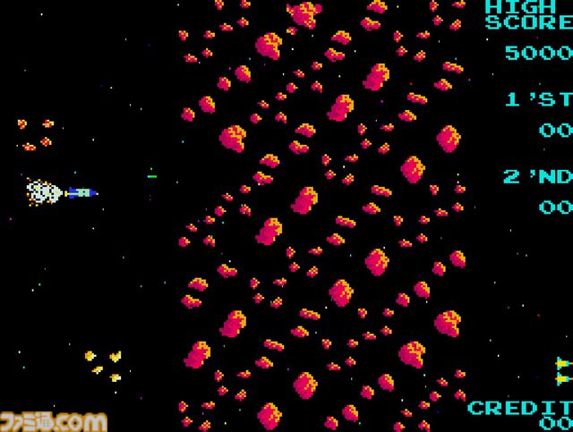 【アケアカ2】『ムーンシャトル』が6月25日に配信開始。1981年にニチブツから発売された宇宙が舞台のシューティングゲーム