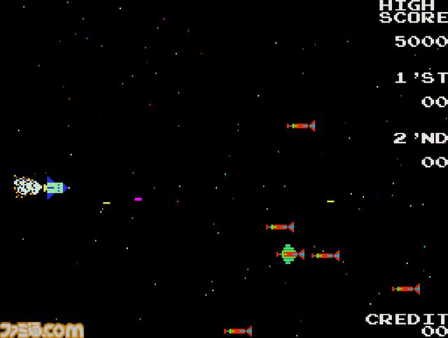 【アケアカ2】『ムーンシャトル』が6月25日に配信開始。1981年にニチブツから発売された宇宙が舞台のシューティングゲーム