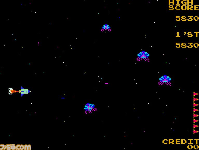 【アケアカ2】『ムーンシャトル』が6月25日に配信開始。1981年にニチブツから発売された宇宙が舞台のシューティングゲーム