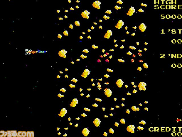 【アケアカ2】『ムーンシャトル』が6月25日に配信開始。1981年にニチブツから発売された宇宙が舞台のシューティングゲーム