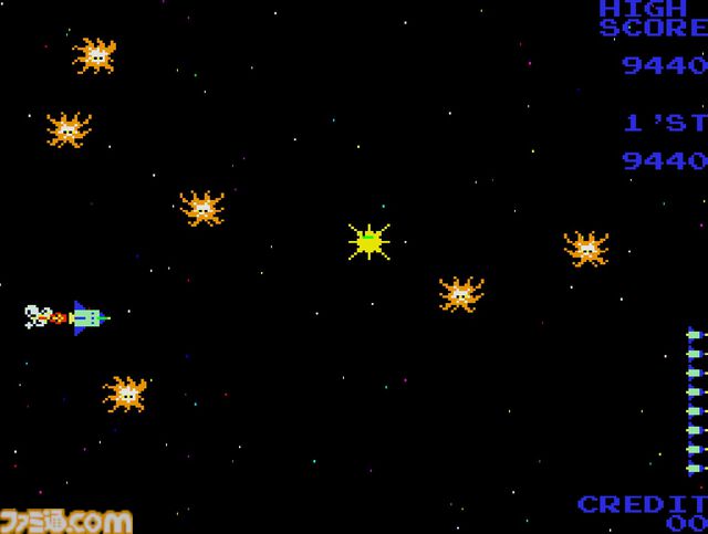 【アケアカ2】『ムーンシャトル』が6月25日に配信開始。1981年にニチブツから発売された宇宙が舞台のシューティングゲーム