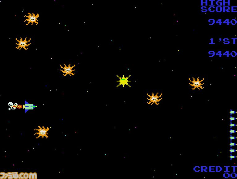 【アケアカ2】『ムーンシャトル』が6月25日に配信開始。1981年にニチブツから発売された宇宙が舞台のシューティングゲーム