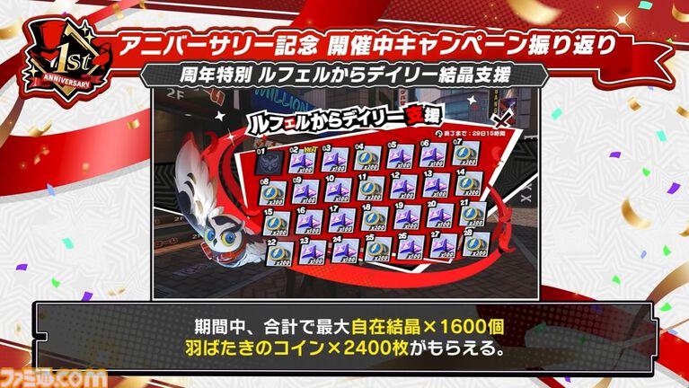 【P5X】初音ミクコラボや1周年イベントまとめ。ガチャチケットや課金通貨がもらえる10大キャンペーンが発表されたが13個以上ある。最高レア怪盗も2人もらえる『ペルソナ5: The Phantom X』