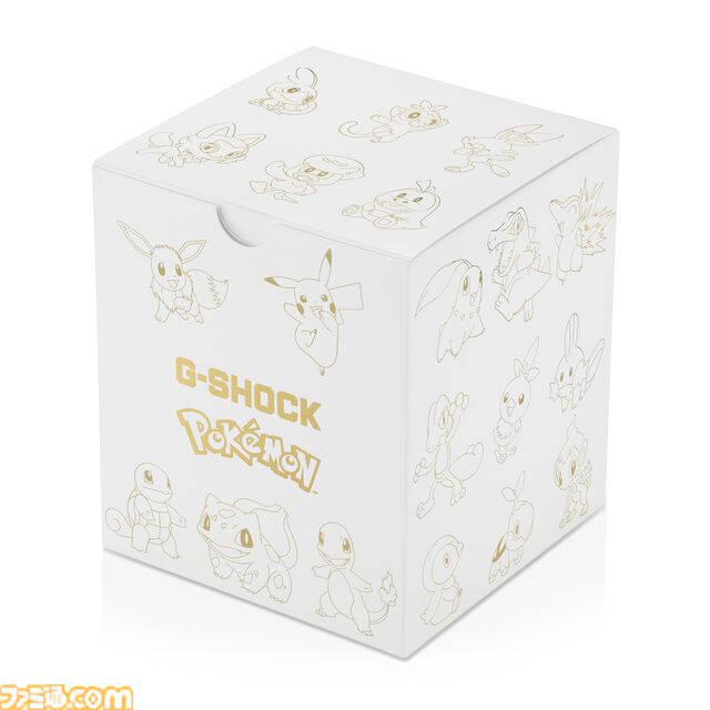 『ポケモン』30周年記念モデルのG-SHOCK発表。モンスターボールケース付きでピカチュウ、はじまりの3匹たちをデザイン。7月1日より予約開始