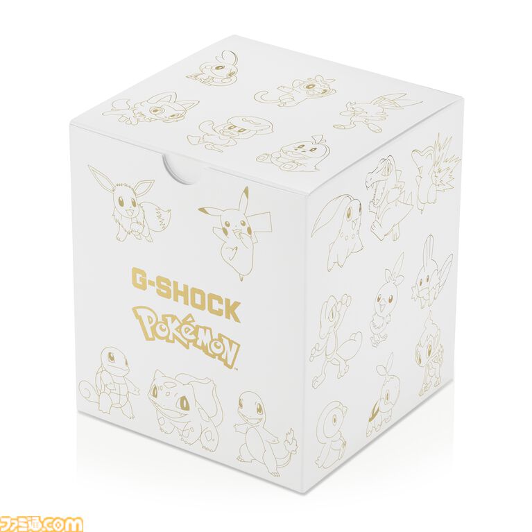 『ポケモン』30周年記念モデルのG-SHOCK発表。モンスターボールケース付きでピカチュウ、はじまりの3匹たちをデザイン。7月1日より予約開始