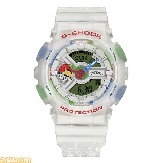 『ポケモン』30周年記念モデルのG-SHOCK発表。モンスターボールケース付きでピカチュウ、はじまりの3匹たちをデザイン。7月1日より予約開始