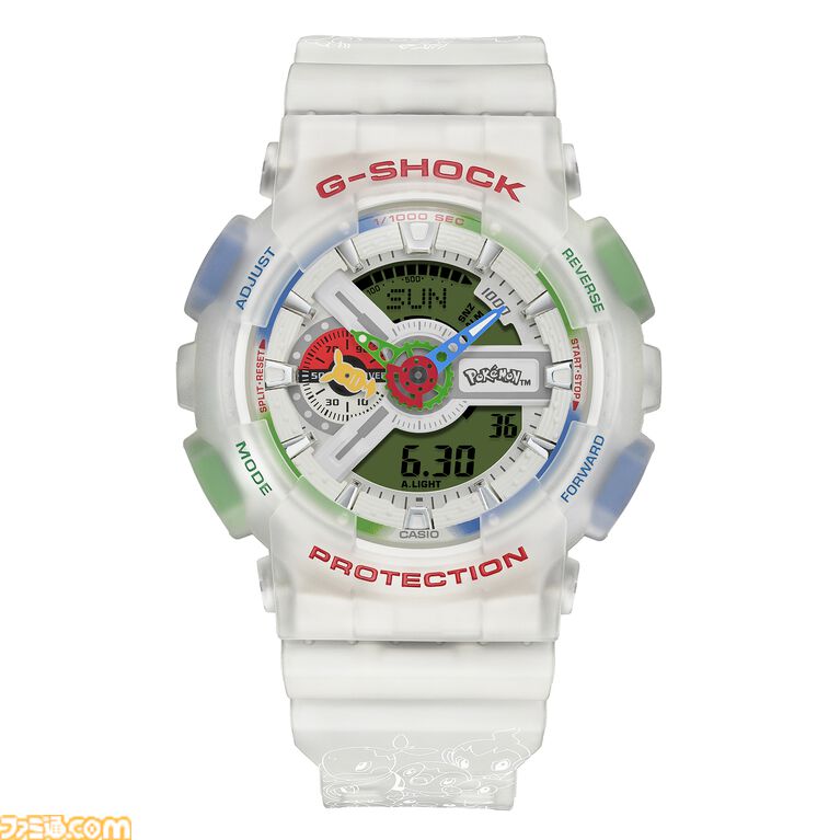 『ポケモン』30周年記念モデルのG-SHOCK発表。モンスターボールケース付きでピカチュウ、はじまりの3匹たちをデザイン。7月1日より予約開始