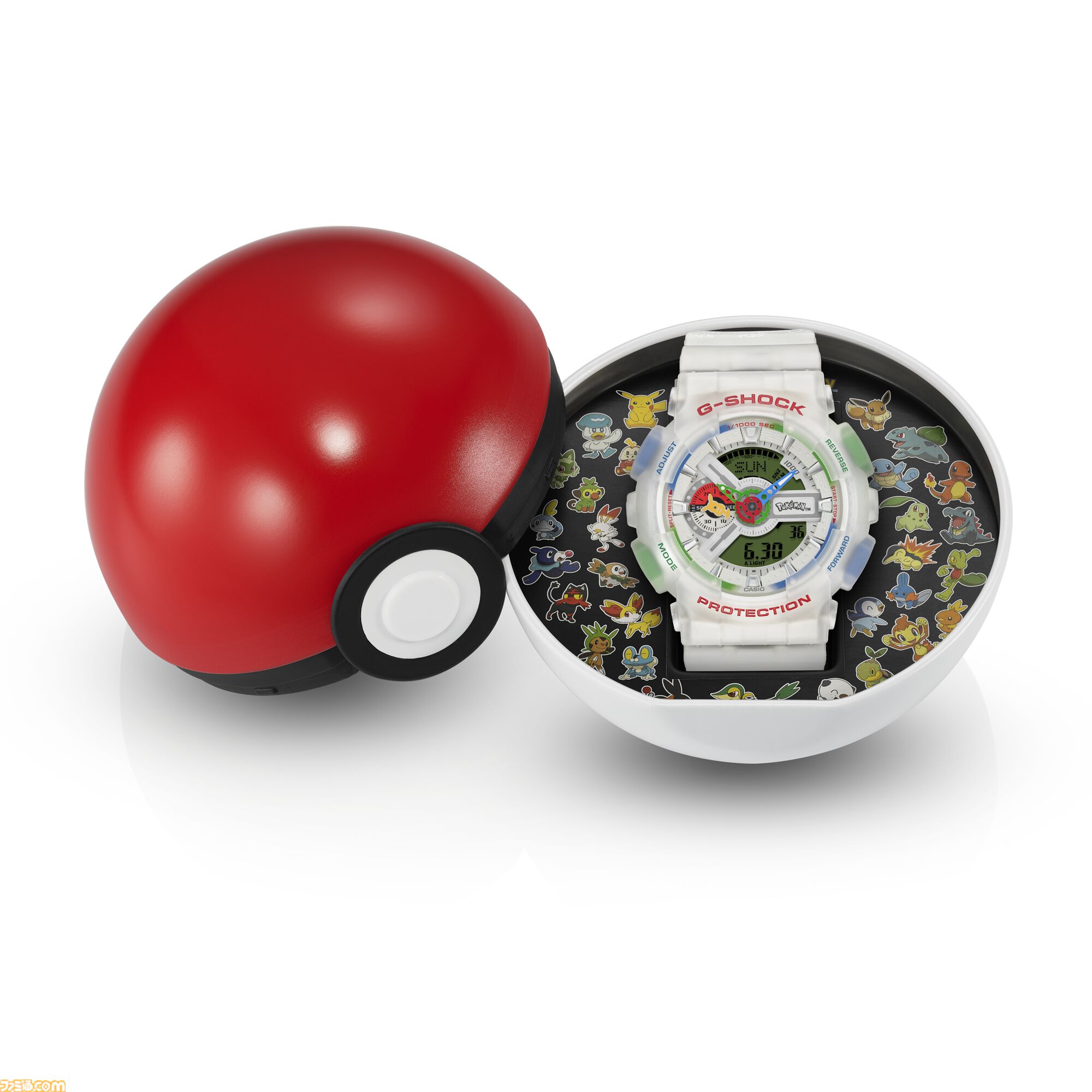 ポケモン』30周年記念モデルのG-SHOCK発表。モンスターボールケース