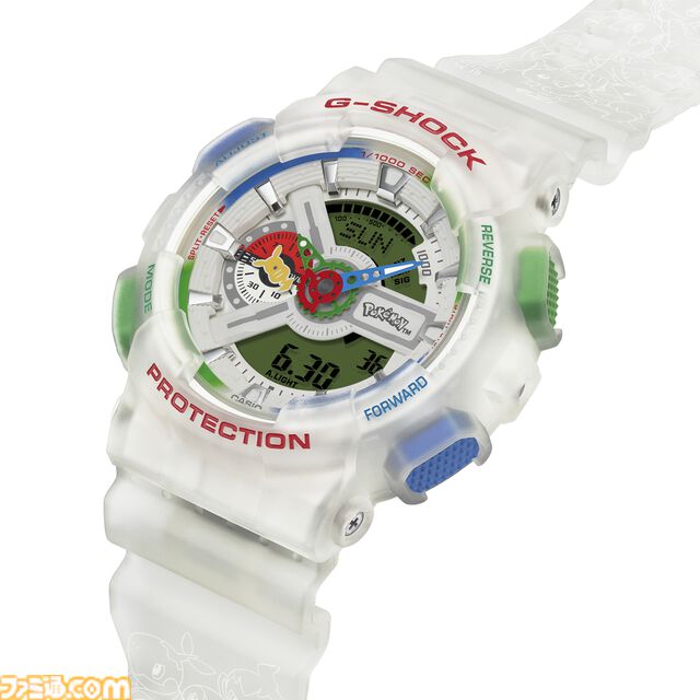 『ポケモン』30周年記念モデルのG-SHOCK発表。モンスターボールケース付きでピカチュウ、はじまりの3匹たちをデザイン。7月1日より予約開始