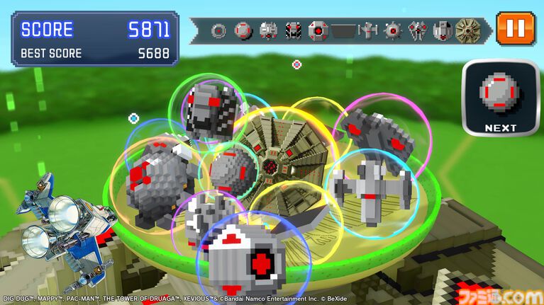 『ナムコ レジェンダリー マウンテンズ』ナムコキャラを積み上げて結合・連鎖させる3Dパズル発売。7月8日までは発売記念セール開催中