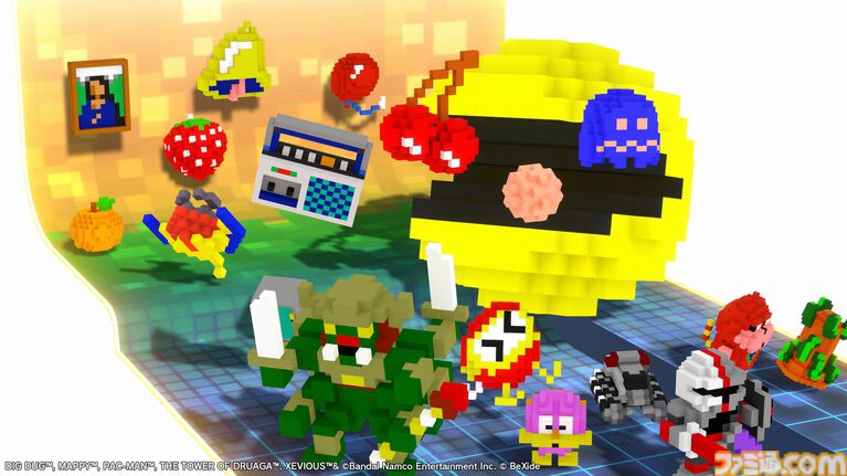 『ナムコ レジェンダリー マウンテンズ』ナムコキャラを積み上げて結合・連鎖させる3Dパズル発売。7月8日までは発売記念セール開催中