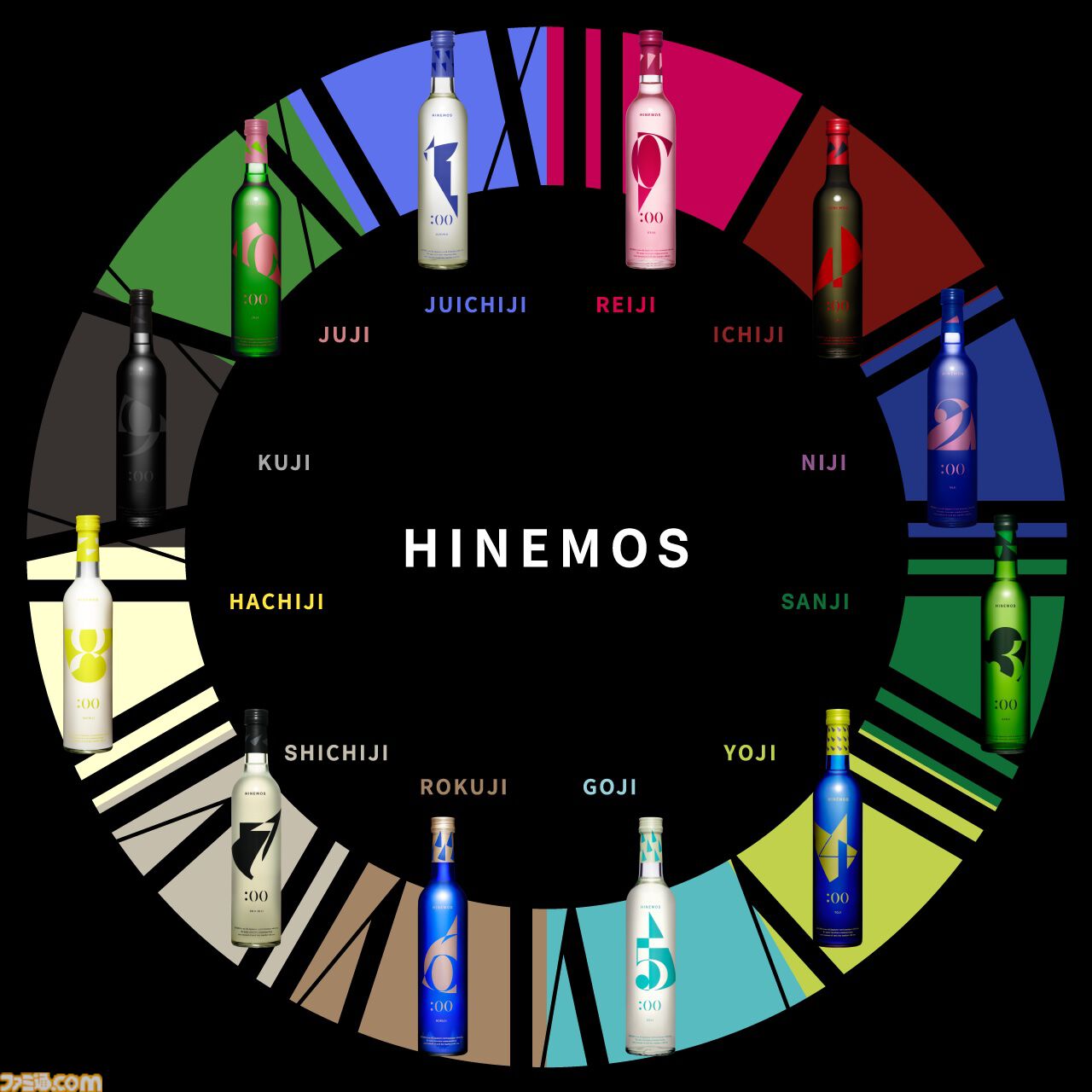 『P5X』日本酒“HINEMOS”とのコラボボトルが数量限定で予約販売スタート。ワンダーやフィービーらをスタイリッシュにデザイン【ペルソナ5X】