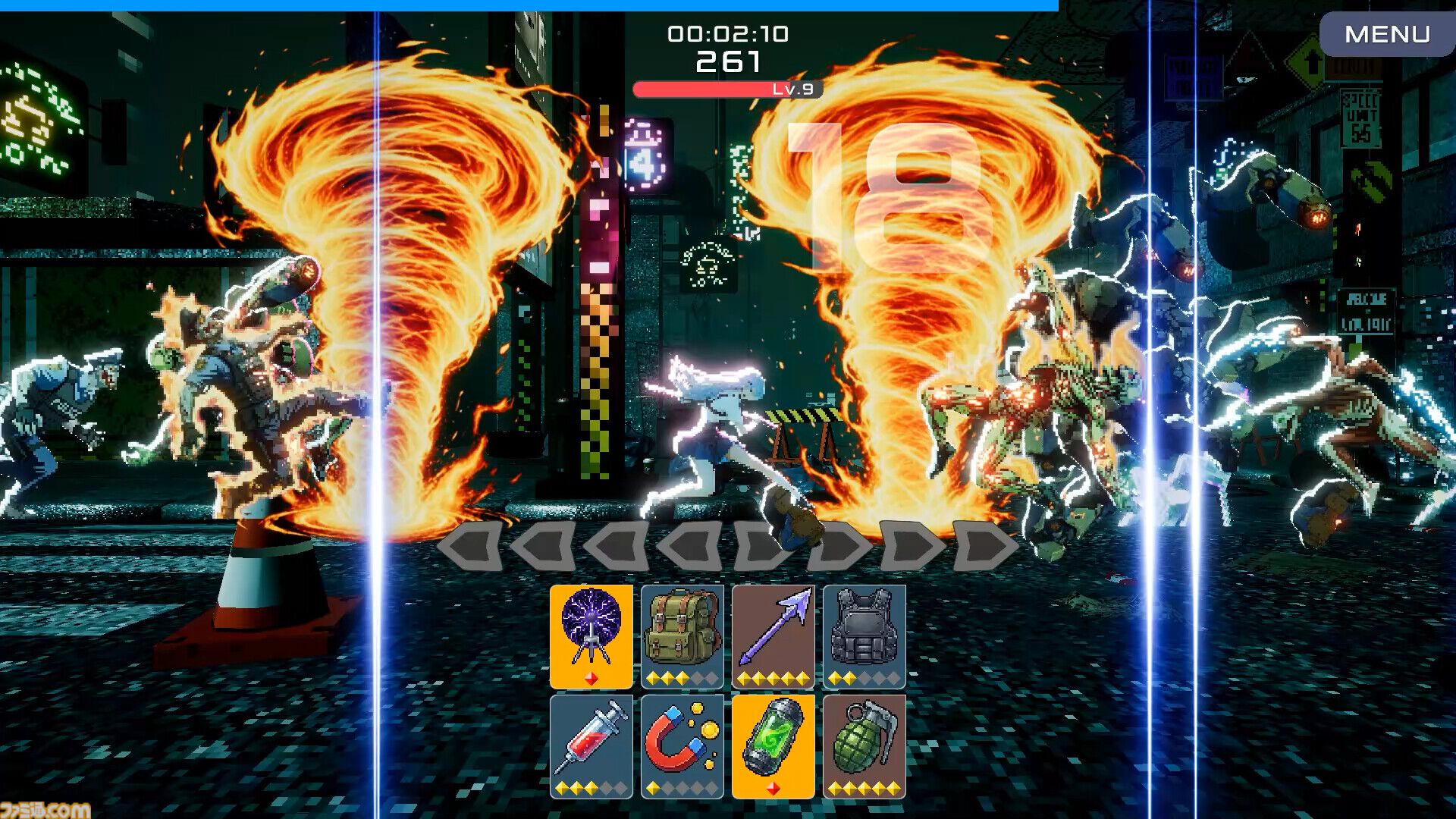 『Steel Maiden』左右から迫る敵を“ボタンふたつ”でなぎ倒す高速ローグライクアクション発表。『マイリトルパピー』元アートディレクターが個人開発