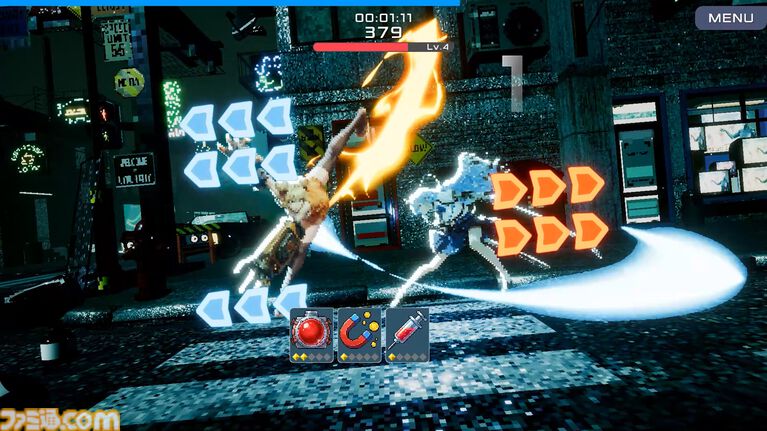 『Steel Maiden』左右から迫る敵を“ボタンふたつ”でなぎ倒す高速ローグライクアクション発表。『マイリトルパピー』元アートディレクターが個人開発