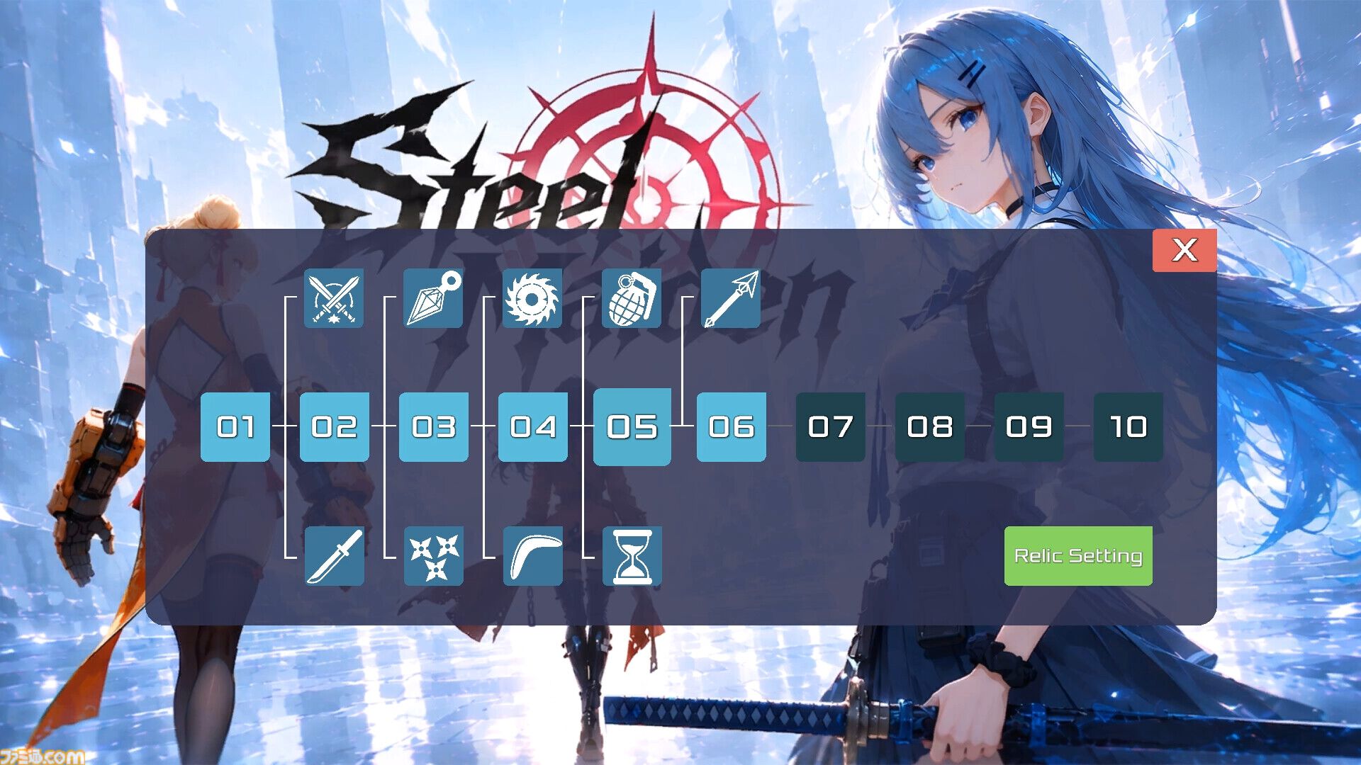 『Steel Maiden』左右から迫る敵を“ボタンふたつ”でなぎ倒す高速ローグライクアクション発表。『マイリトルパピー』元アートディレクターが個人開発