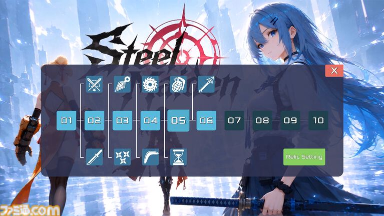 『Steel Maiden』左右から迫る敵を“ボタンふたつ”でなぎ倒す高速ローグライクアクション発表。『マイリトルパピー』元アートディレクターが個人開発
