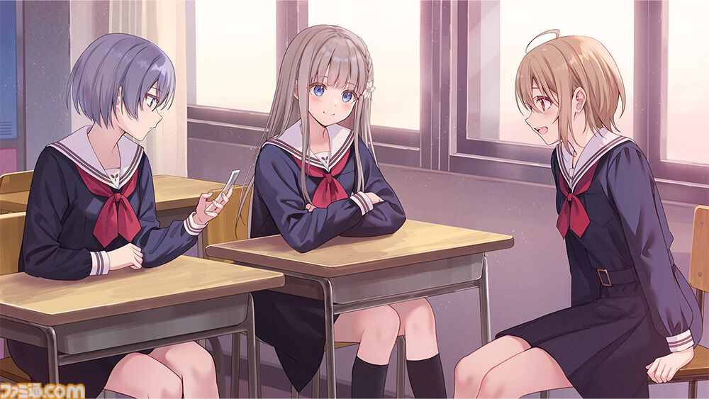 『早咲きのくろゆり』新規シナリオ収録のSwitch版が10月29日発売。イラストレーター・フカヒレが原案・原画を手掛ける百合アドベンチャー