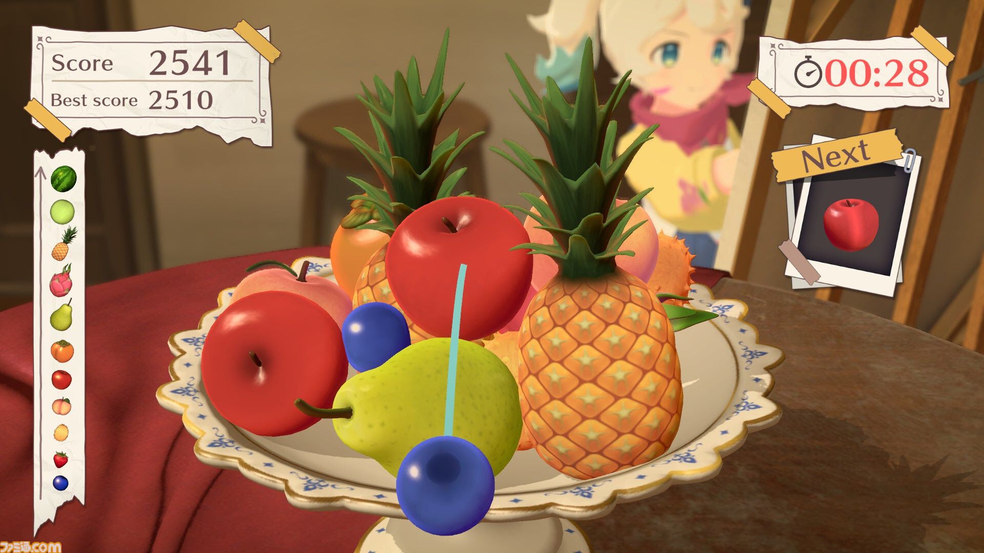 フルーツゲーム フルーツ積み上げ3Dパズル『フルーツマウンテン』Switch、PS5/PS4版が