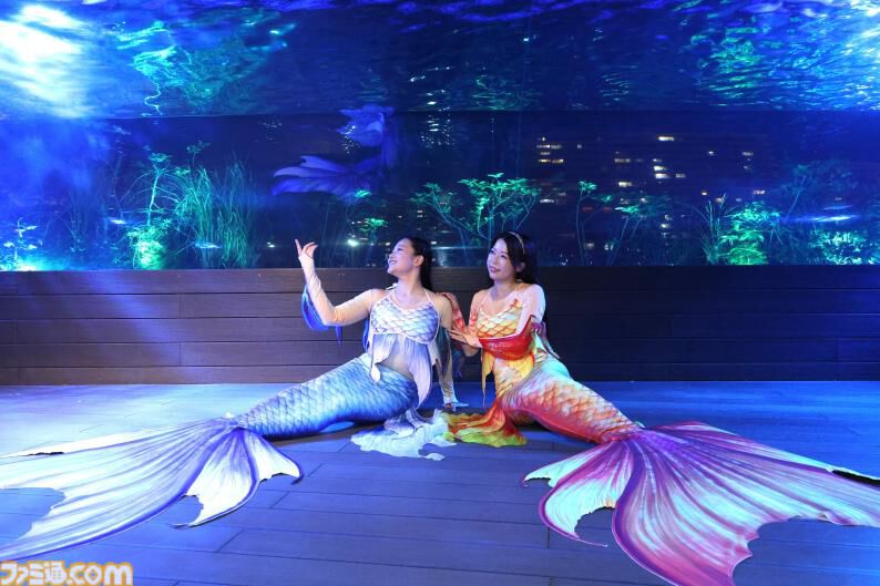 超かぐや姫！』がサンシャイン水族館とコラボ。仮想空間をイメージした