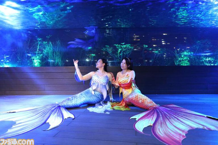 超かぐや姫！』がサンシャイン水族館とコラボ。仮想空間をイメージした