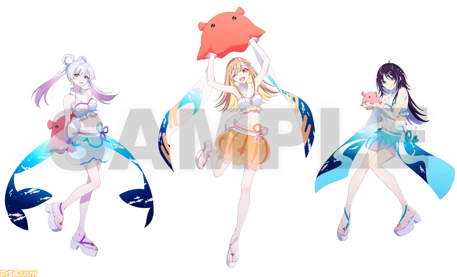 超かぐや姫！』がサンシャイン水族館とコラボ。仮想空間をイメージした
