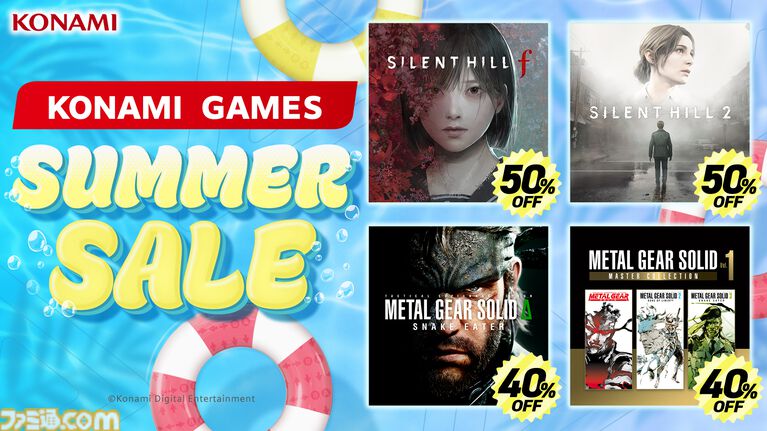 『サイレントヒルf』半額、『メタルギアソリッド デルタ』40%オフ。コナミのSteamタイトルが最大80%オフになるセールが開催