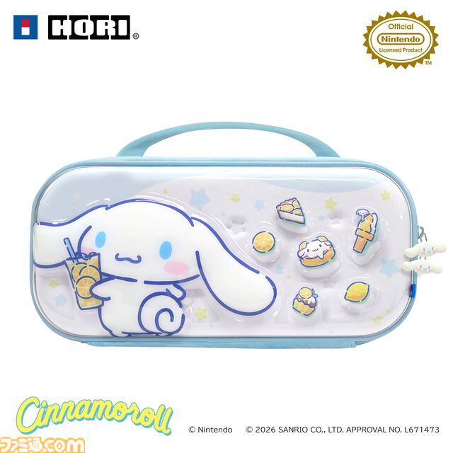 【HORI】シナモロールとクロミデザインのSwitch 2コントローラーとポーチが登場。明日（6/27）より開催のサンリオフェス2026 in みなとみらいで実物を展示