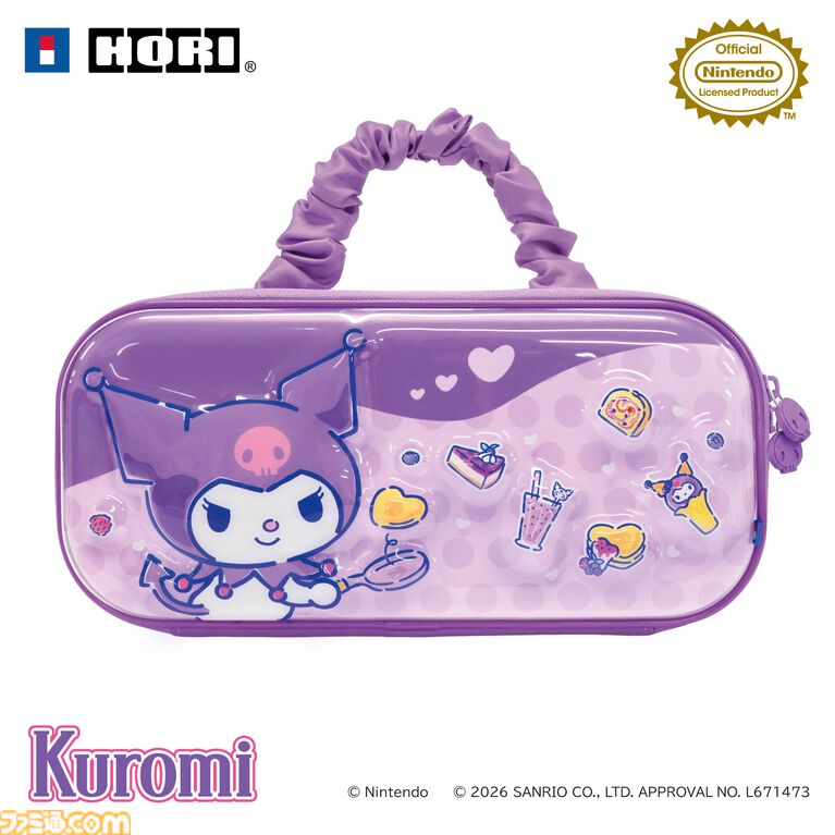 【HORI】シナモロールとクロミデザインのSwitch 2コントローラーとポーチが登場。明日(6/27)より開催のサンリオフェス2026 in みなとみらいで実物を展示