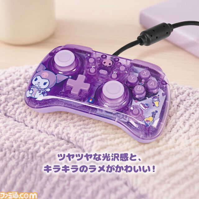 【HORI】シナモロールとクロミデザインのSwitch 2コントローラーとポーチが登場。明日（6/27）より開催のサンリオフェス2026 in みなとみらいで実物を展示