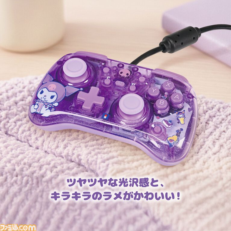 【HORI】シナモロールとクロミデザインのSwitch 2コントローラーとポーチが登場。明日(6/27)より開催のサンリオフェス2026 in みなとみらいで実物を展示