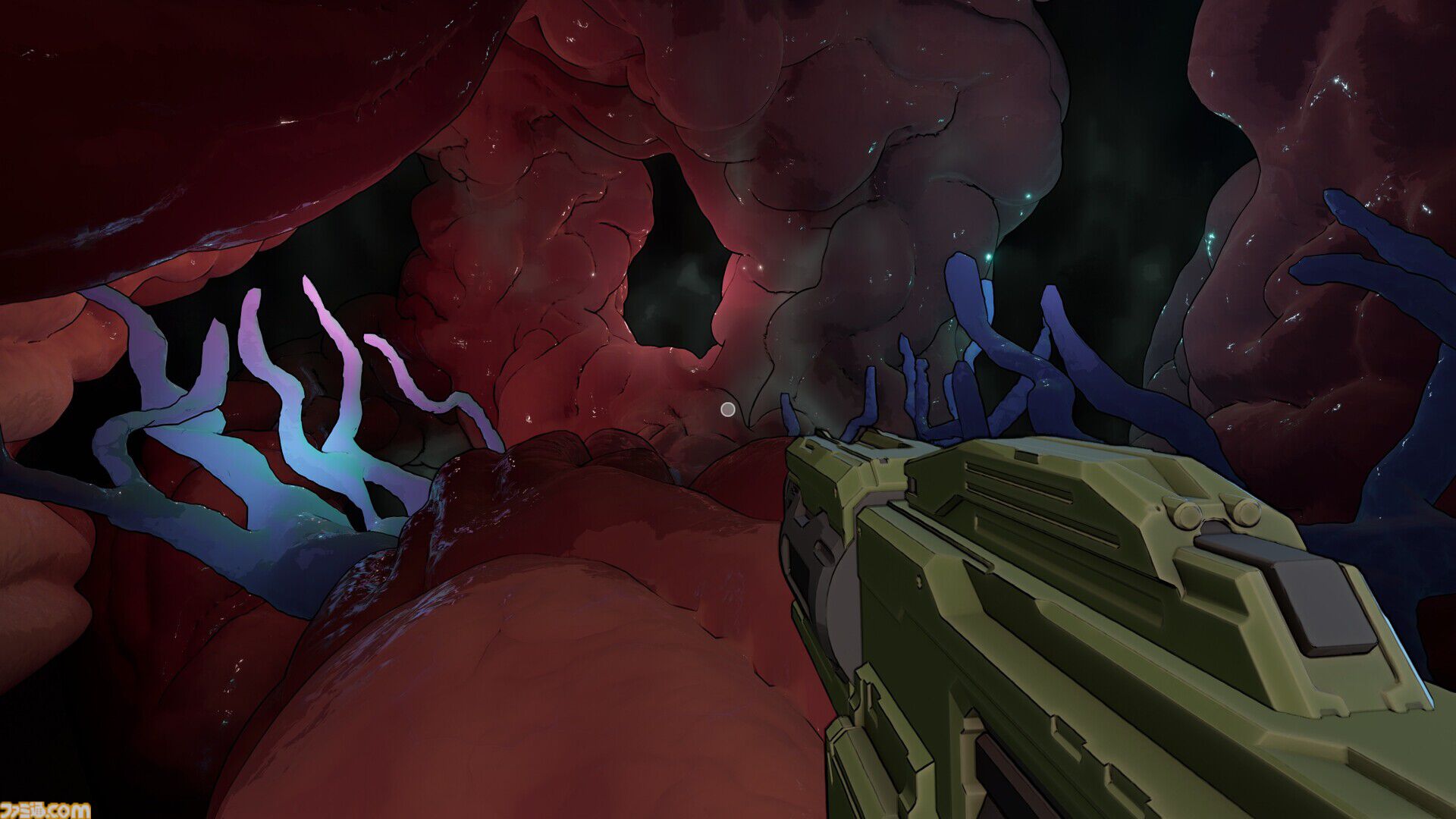 KAIJECT』超ド級の怪獣を内側から破壊する一人称アクションのSteamストアページが公開。ボクセル掘削で体内に独自ルートを切り拓け
