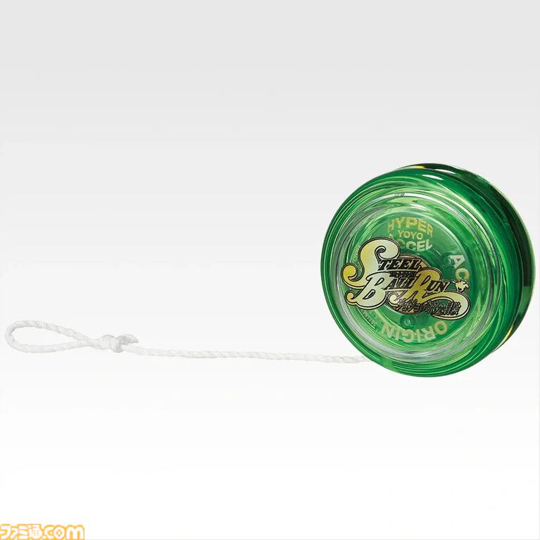 一番くじ『ジョジョの奇妙な冒険 STEEL BALL RUN』本日(6/27)発売。ジャイロの鉄球モチーフのハイパーヨーヨーがカッコいい。手に持った状態でも高速回転する“アクセル”仕様