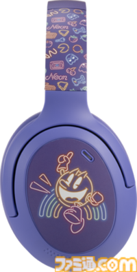 『パックマン』無線ヘッドセットの新色はネオンポップなゆめかわカラー。Switch2やPS5など各種ハードで使用可能【6月30日発売】