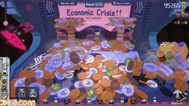 『RACCOIN: Coin Pusher Roguelike』Steamで“非常に好評”のデッキ構築型メダル落とし。Switch2、PS5、Xbox版が2026年秋発売