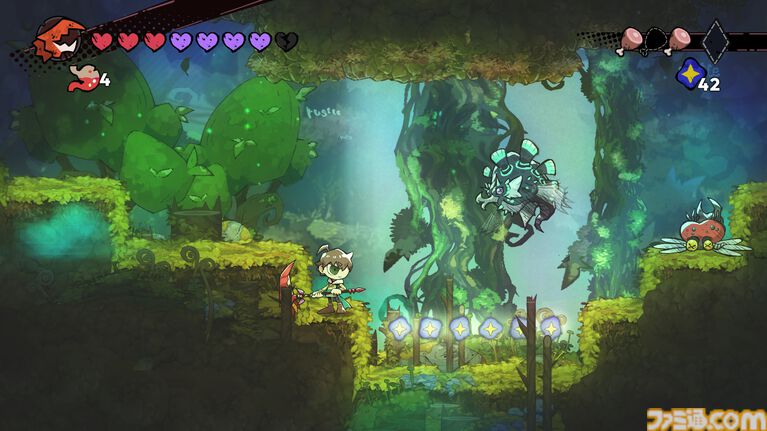 『GOBBLE(ガブル)』敵を捕食し成長する2D横スクロールアクションの体験版が配信開始。特殊アクション“フックジャンプ”や主人公阻む様々なギミック情報も公開