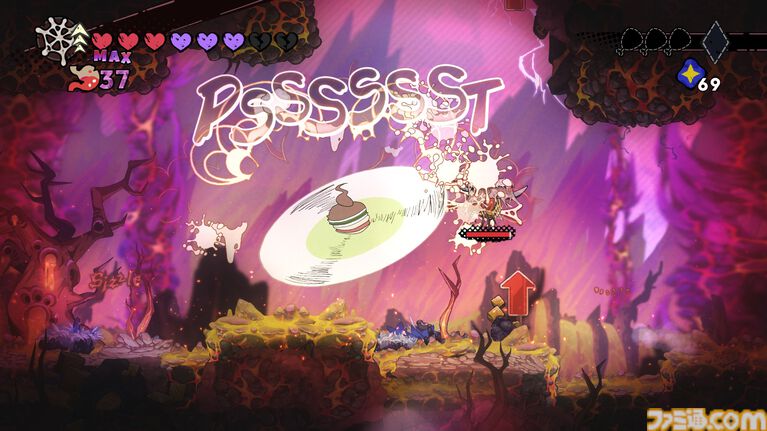 『GOBBLE(ガブル)』敵を捕食し成長する2D横スクロールアクションの体験版が配信開始。特殊アクション“フックジャンプ”や主人公阻む様々なギミック情報も公開