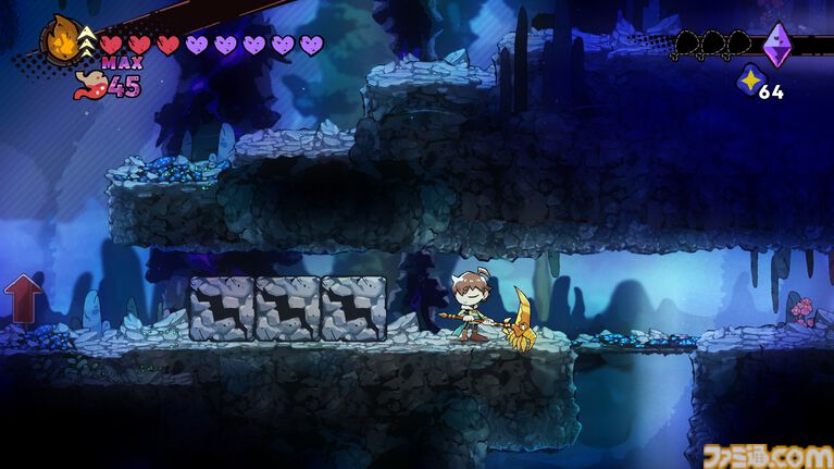 『GOBBLE(ガブル)』敵を捕食し成長する2D横スクロールアクションの体験版が配信開始。特殊アクション“フックジャンプ”や主人公阻む様々なギミック情報も公開