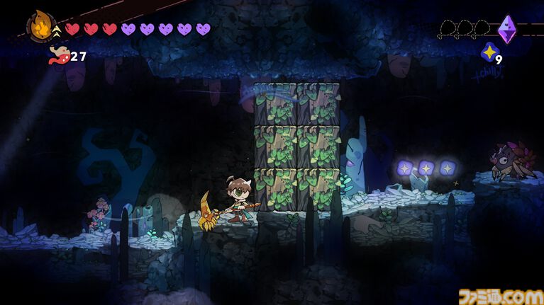 『GOBBLE(ガブル)』敵を捕食し成長する2D横スクロールアクションの体験版が配信開始。特殊アクション“フックジャンプ”や主人公阻む様々なギミック情報も公開