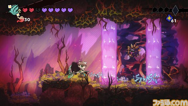 『GOBBLE（ガブル）』敵を捕食し成長する2D横スクロールアクションの体験版が配信開始。特殊アクション“フックジャンプ”や主人公阻む様々なギミック情報も公開