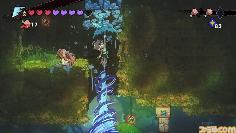 『GOBBLE(ガブル)』敵を捕食し成長する2D横スクロールアクションの体験版が配信開始。特殊アクション“フックジャンプ”や主人公阻む様々なギミック情報も公開