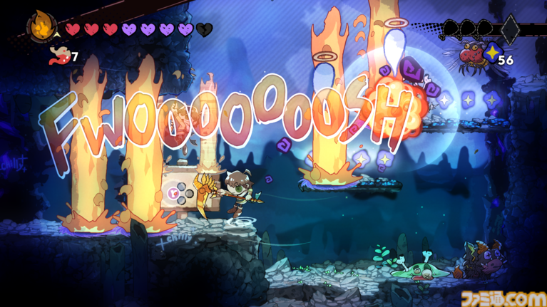 『GOBBLE(ガブル)』敵を捕食し成長する2D横スクロールアクションの体験版が配信開始。特殊アクション“フックジャンプ”や主人公阻む様々なギミック情報も公開