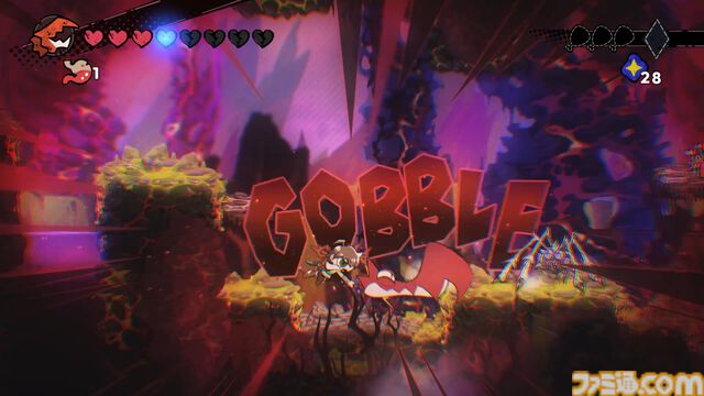 『GOBBLE（ガブル）』敵を捕食し成長する2D横スクロールアクションの体験版が配信開始。特殊アクション“フックジャンプ”や主人公阻む様々なギミック情報も公開