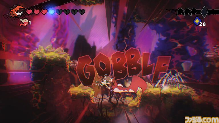 『GOBBLE(ガブル)』敵を捕食し成長する2D横スクロールアクションの体験版が配信開始。特殊アクション“フックジャンプ”や主人公阻む様々なギミック情報も公開