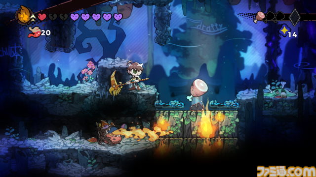 『GOBBLE（ガブル）』敵を捕食し成長する2D横スクロールアクションの体験版が配信開始。特殊アクション“フックジャンプ”や主人公阻む様々なギミック情報も公開