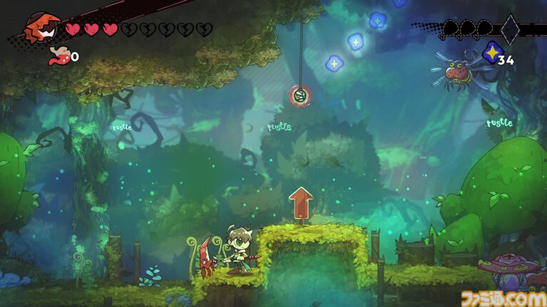 『GOBBLE(ガブル)』敵を捕食し成長する2D横スクロールアクションの体験版が配信開始。特殊アクション“フックジャンプ”や主人公阻む様々なギミック情報も公開