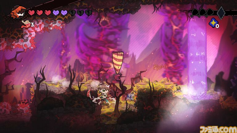 『GOBBLE(ガブル)』敵を捕食し成長する2D横スクロールアクションの体験版が配信開始。特殊アクション“フックジャンプ”や主人公阻む様々なギミック情報も公開